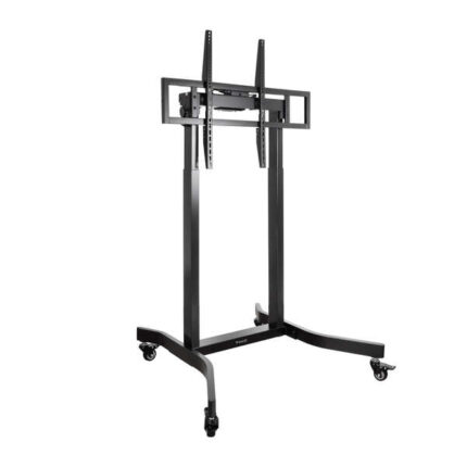 Tooq Supporto da pavimento con ruote elettriche "Lux" 55-100" - Colore nero