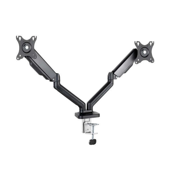 Tooq Supporto da tavolo per schermo - Rotazione 180º - Inclinazione - 2 bracci 17-32 - Colore nero Tooq Supporto da tavolo per schermo - Rotazione 180º - Inclinazione - 2 bracci 17-32 - Colore nero