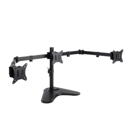 Tooq Supporto da tavolo per schermo - Rotazione 180º - Inclinabile - 3 bracci 17-27  - Colore nero