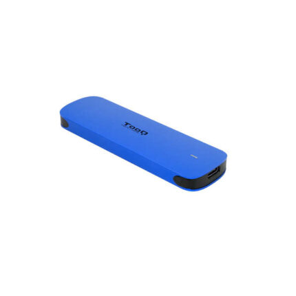 Tooq Box esterno M.2 NVME USB3.1 Gen2 Alluminio - Colore blu