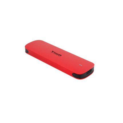 Tooq Box esterno M.2 NVME USB3.1 Gen2 Alluminio - Colore rosso