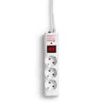 Salicru Regletta SPS SAFE 3 Protezioni elettriche attive di ultima generazione - 3 prese Schuko - Colore bianco
