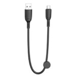 Cavo XO NB247 Ricarica rapida USB - Micro USB - 6A - 25 cm con clip - Colore nero