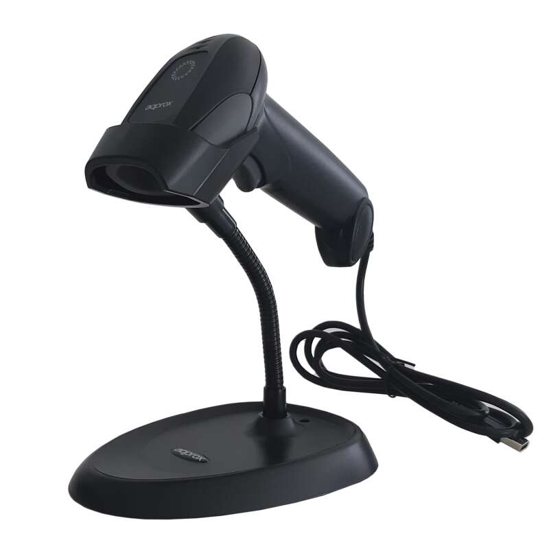 Lettore di codici a barre 1D USB con supporto - Indicatore LED Lettore di codici a barre 1D USB con supporto - Indicatore LED