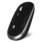Subblim Mouse wireless Mini - Design ergonomico ed elegante - Connessione USB Plug & Play - Tecnologia Silent Click - Ambidestro - Risoluzione regolabile - Resistente e portatile - Colore nero