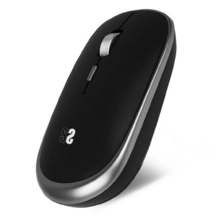 Subblim Mouse wireless Mini - Design ergonomico ed elegante - Connessione USB Plug & Play - Tecnologia Silent Click - Ambidestro - Risoluzione regolabile - Resistente e portatile - Colore nero
