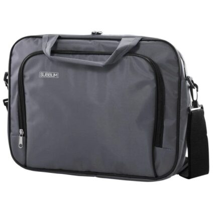 Subblim Custodia Oxford per laptop - Dimensioni: 410 mm - Resistente e imbottita - Grande capacità di stoccaggio - Trasporto sicuro - Colore grigio