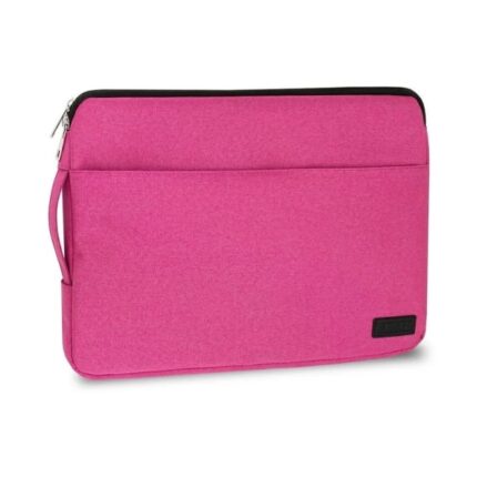 Subblim Custodia URBAN - 410 mm - Maniglia retrattile - Sottile e leggera - Protezione rinforzata - Tasca frontale - Resistente agli urti e ai liquidi - Colore rosa