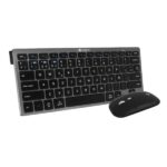 Subblim Combo Multidispositivo - Tastiera e mouse - Tecnologia wireless Bluetooth e radiofrequenza 2.4G - Mouse con batteria ricaricabile e 3 livelli di DPI regolabili - Colore nero
