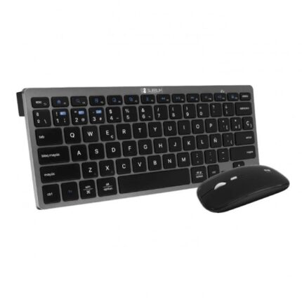 Subblim Combo Multidispositivo - Tastiera e mouse - Tecnologia wireless Bluetooth e radiofrequenza 2.4G - Mouse con batteria ricaricabile e 3 livelli di DPI regolabili - Colore nero