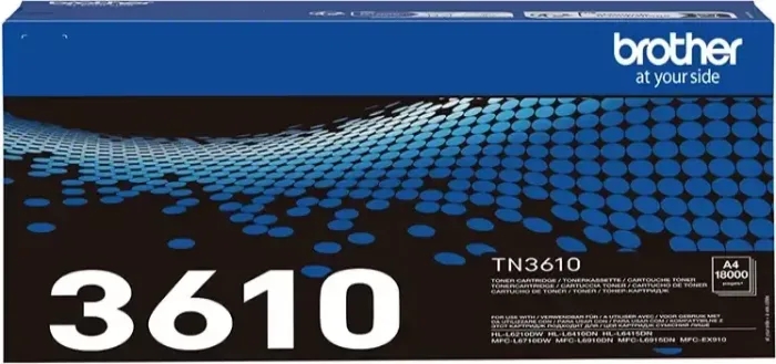 Brother TN3610 Nero Cartuccia toner originale - TN3610 Brother TN3610 Nero Cartuccia toner originale - TN3610