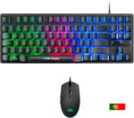 Mars Gaming Combo Gaming MCPTKL - Tastiera TKL e mouse leggero - Illuminazione RGB Breathing & Flow - Tecnologia H-Mech - Fino a 3200 DPI - Interruttori meccanici Huano - Prestazioni di gioco di alto livello - Compatibilità totale - Colore nero