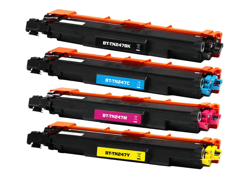 Brother TN247/TN243 Confezione da 4 cartucce toner generiche Brother TN247/TN243 Confezione da 4 cartucce toner generiche