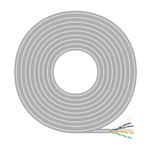Aisens Cavo di rete RJ45 Cat.6 UTP rigido AWG23 CCA (lega) - 305 m - Colore grigio Aisens Cavo di rete RJ45 Cat.6 UTP rigido AWG23 CCA (lega) - 305 m - Colore grigio