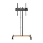 Aisens Supporto da pavimento Eco con ruote per monitor/TV 35 kg da 32-55 - Colore nero