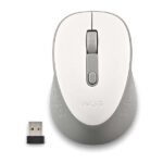 NGS Dew White Mouse wireless USB 1600 dpi - 3 pulsanti - Per destrimani - Colore bianco/grigio