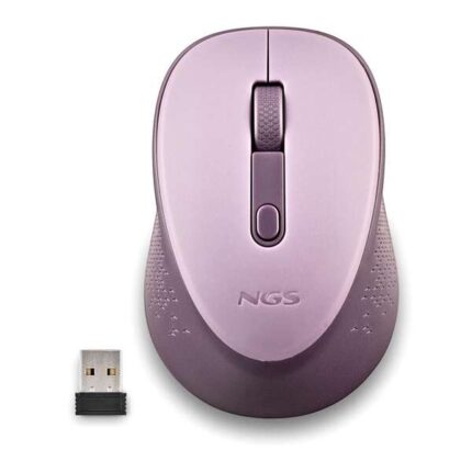 NGS Dew Lilac Mouse wireless USB 1600 dpi - 3 pulsanti - Per destrimani - Colore lilla
