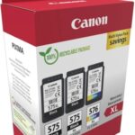 Canon PG575XL/CL576XL Multipack da 3 cartucce d'inchiostro originali - 5437C004