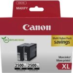 Canon PGI-2500XL Multipack da 2 cartucce d'inchiostro originali nero - 9254B011