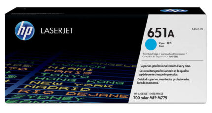 HP CE341A Ciano Cartuccia toner originale - 651A