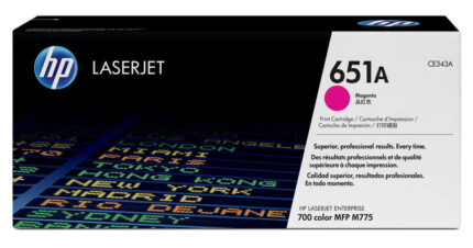HP CE343A Cartuccia toner originale magenta - 651A