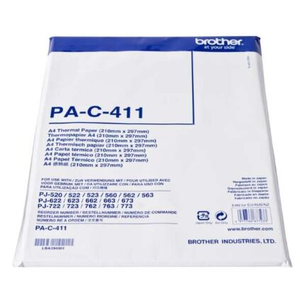 Brother PAC411 Confezione da 100 fogli A4 di carta termica originale
