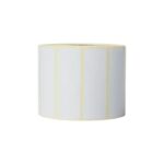 Brother Confezione da 8 rotoli di etichette pretagliate a trasferimento termico - 1.900 etichette per rotolo - Misure 76 x 26 mm