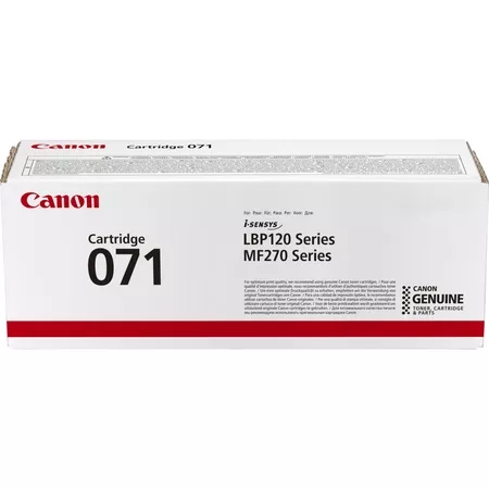 Canon 071 Cartuccia toner originale nero - 5645C002 Canon 071 Cartuccia toner originale nero - 5645C002