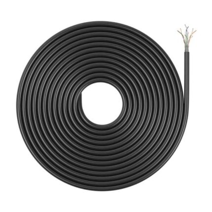 Aisens Cavo di rete esterno impermeabile RJ45 Cat.6 UTP rigido CCA AWG23 - 305 m - Colore nero