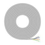 Aisens Cavo di rete Rj45 Cat.6 UTP rigido AWG23 CCA (lega) - 500 m - Colore grigio