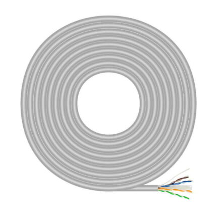 Aisens Cavo di rete Rj45 Cat.6 UTP rigido AWG23 CCA (lega) - 500 m - Colore grigio