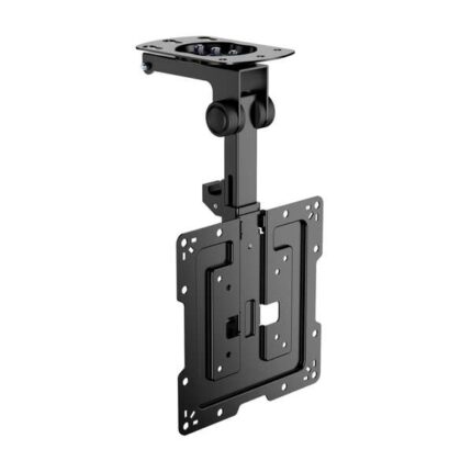 Aisens Supporto a soffitto girevole - Pieghevole per monitor/TV 20 kg da 19-43 - Colore nero