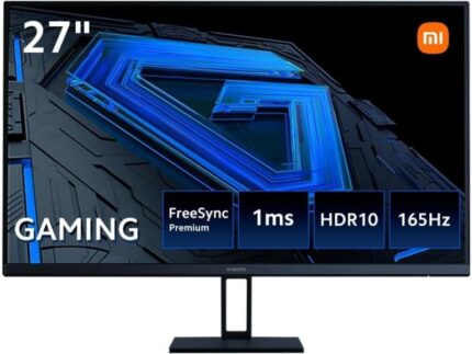 Xiaomi G27i Monitor Gaming LED IPS 27" Full HD 1080p 165Hz FreeSync Premium - Risposta 1ms - Rapporto di aspetto 16:9 - Angolo di visione 178° - HDMI