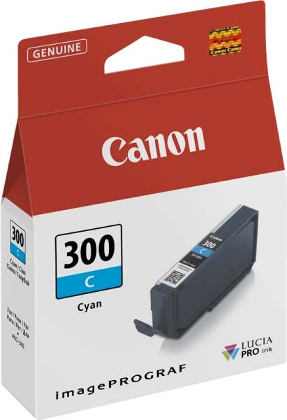 Cartuccia d'inchiostro originale Canon PFI300 Ciano - 4194C001/PFI300C