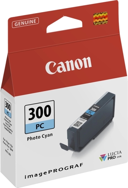 Cartuccia d'inchiostro originale Canon PFI300 Cyan Photo - 4197C001/PFI300PC