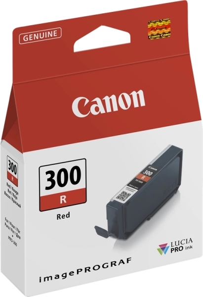 Cartuccia d'inchiostro originale Canon PFI300 rossa - 4199C001/PFI300R