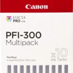 Canon PFI300 Confezione da 10 cartucce d'inchiostro originali - 4192C008