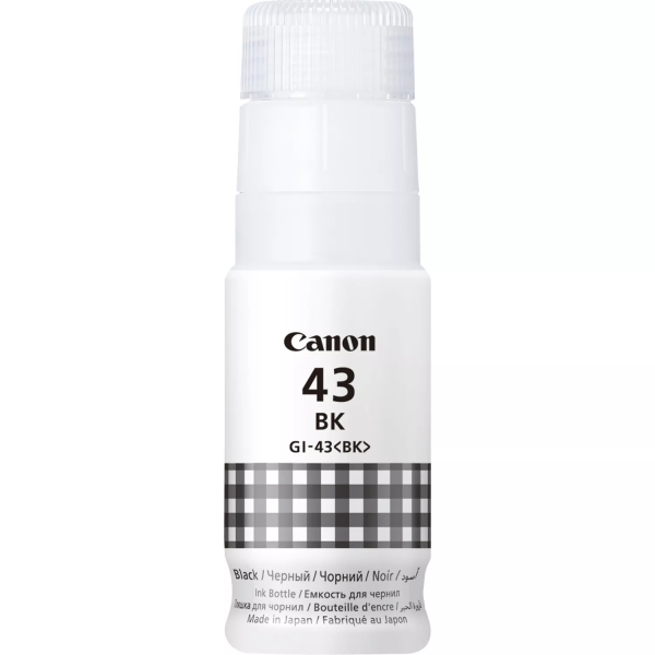 Canon GI43 Nero Bottiglia di inchiostro originale - GI43BK/4698C001 Canon GI43 Nero Bottiglia di inchiostro originale - GI43BK/4698C001
