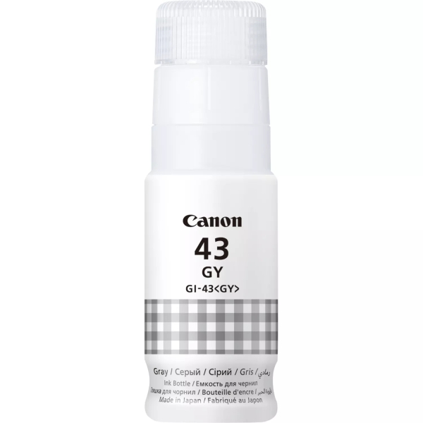 Canon GI43 Grigio Bottiglia di inchiostro originale - GI43GY/4707C001 Canon GI43 Grigio Bottiglia di inchiostro originale - GI43GY/4707C001