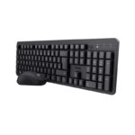 Trust TKM-360 Pack Tastiera e mouse wireless e silenziosi - 1600 dpi - 13 tasti multimediali - Colore nero