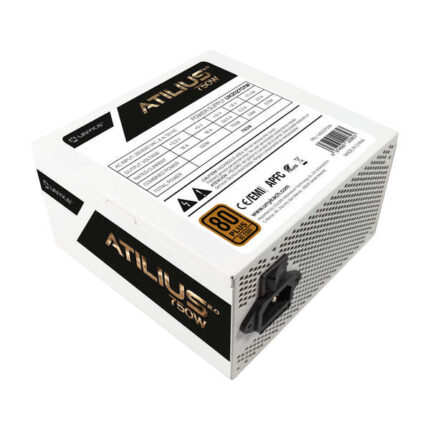 Unykach Atilius 2.0 White 750W 80 Plus Bronze Alimentatore 750W ATX 2.3 - APFC - Ventola 120mm