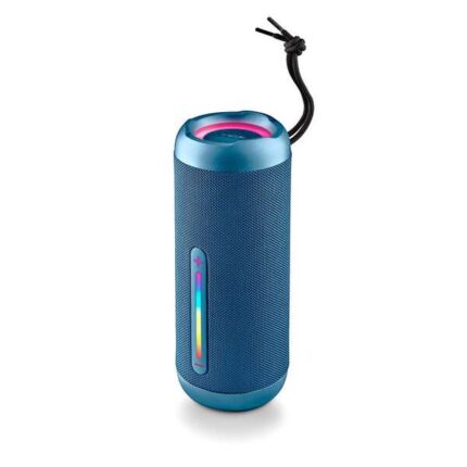 NGS Roller Furia 2 Altoparlante Bluetooth 30W TWS - Illuminazione LED - Autonomia fino a 9 ore - Resistenza all'acqua IPX7 - Colore blu