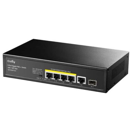 Cudy GS1005PTS1 Switch Gigabit PoE+ a 5 porte con 1 porta SFP