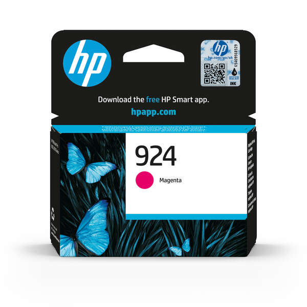 Cartuccia d'inchiostro originale HP 924 Magenta - 4K0U4NE Cartuccia d'inchiostro originale HP 924 Magenta - 4K0U4NE