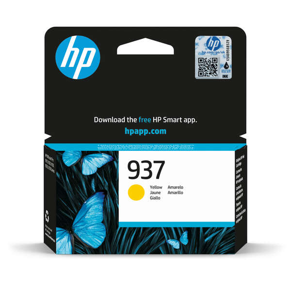Cartuccia d'inchiostro originale HP 937 giallo - 4S6W4NE Cartuccia d'inchiostro originale HP 937 giallo - 4S6W4NE