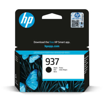 Cartuccia d'inchiostro originale HP 937 nera - 4S6W5NE