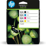 HP 924 Confezione da 4 cartucce d'inchiostro originali - 6C3Z1NE