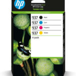 HP 937 Confezione da 4 cartucce d'inchiostro originali - 6C400NE