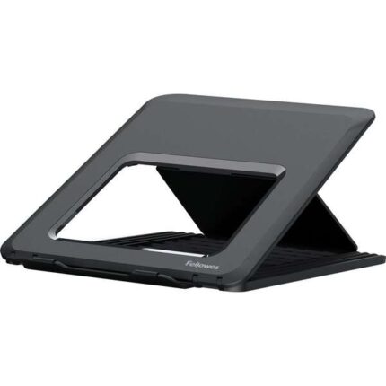Fellowes Breyta Supporto per laptop fino a 14" - 12 regolazioni di altezza - Peso max. 4 kg - Realizzato con materiali riciclabili al 100% - Colore nero