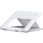 Fellowes Breyta Supporto per laptop fino a 14" - 12 regolazioni di altezza - Peso max. 4 kg - Realizzato con materiali riciclabili al 100% - Colore bianco